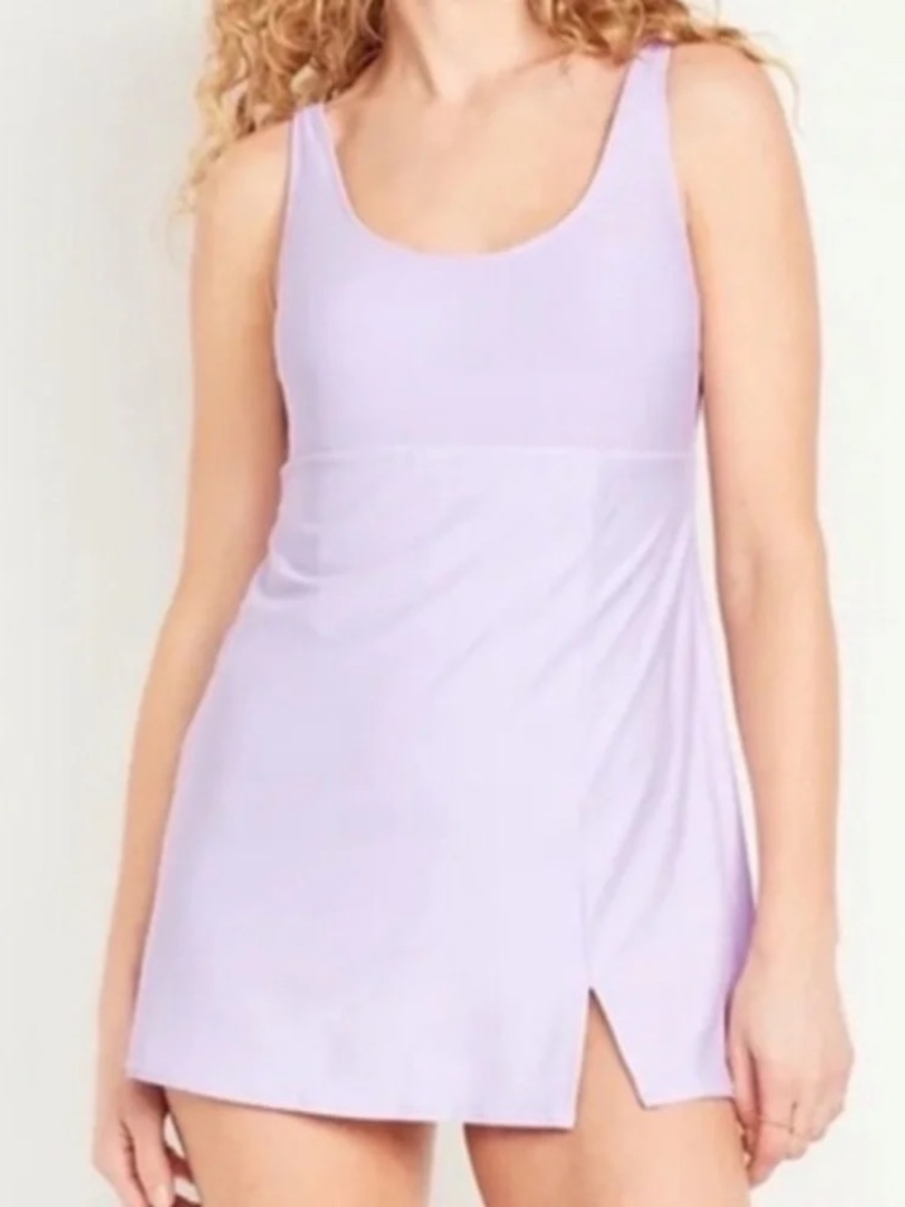 NWT Old Navy Sleeveless Swim Dress  // Lavender Purple